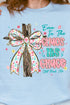 In The Chaos Coquette Cross Heavy Blend Crew Sweatshirt