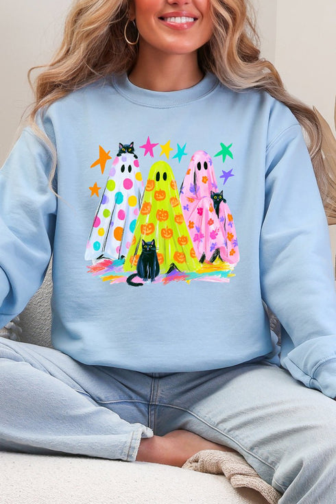 Neon Night Spirits Heavy Blend Crew Sweatshirt