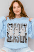 Spooky Season Gingham & Ghosts Heavy Blend Crew Sweatshirt