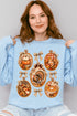 Thanksgiving Portraits Heavy Blend Crew Sweatshirt