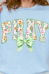 Watercolor Petaled Pray Heavy Blend Crew Sweatshirt