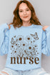 Wildflower Nurse Heavy Blend Crew Sweatshirt