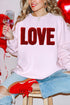 Fall In Love Faux Yarn Heavy Blend Crew Sweatshirt