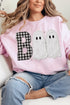 Gingham & Lace Boo Heavy Blend Crew Sweatshirt