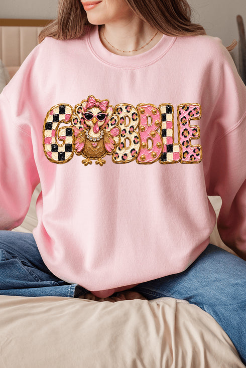 Gobble & Glam Heavy Blend Crew Sweatshirt