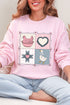 Side Bows Heartfelt Goose Heavy Blend Crew Sweatshirt