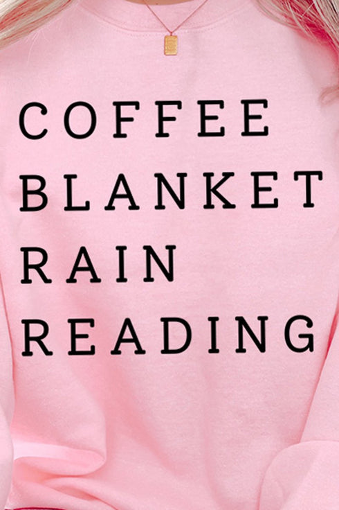 Rainy Day Reading Heavy Blend Crew Sweatshirt
