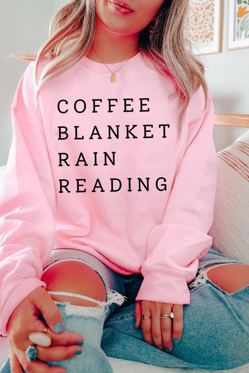 Rainy Day Reading Heavy Blend Crew Sweatshirt