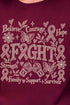 Fight Ribbon Sketch Heavy Blend Crew Sweatshirt