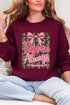 Rejoice Always Girly Camo Heavy Blend Crew Sweatshirt