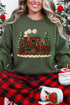 Faux Yarn Mistletoe Express Heavy Blend Crew Sweatshirt