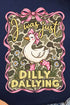 Dilly Dallying Camo Goose Heavy Blend Crew Sweatshirt