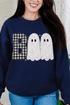 Gingham & Lace Boo Heavy Blend Crew Sweatshirt