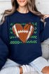 Green Football Sweetheart Heavy Blend Crew Sweatshirt