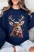 Snow Kissed Reindeer Heavy Blend Crew Sweatshirt