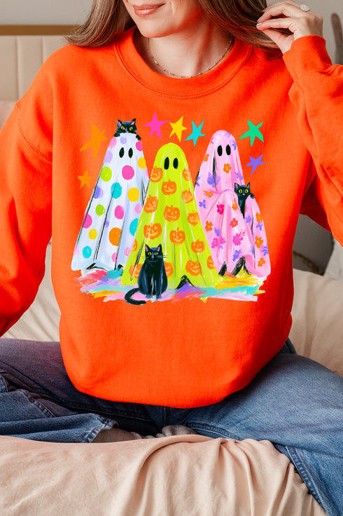 Neon Night Spirits Heavy Blend Crew Sweatshirt