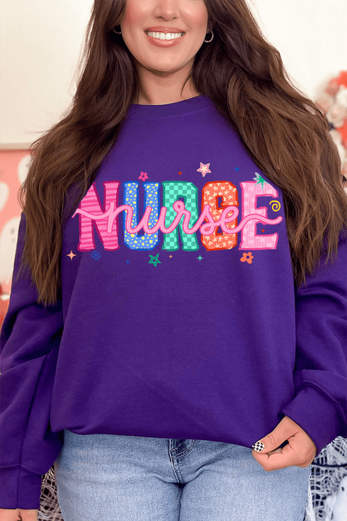 Nurse Energy Heavy Blend Crew Sweatshirt