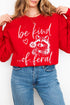 Be Kind Of Feral Raccoon Heavy Blend Crew Sweatshirt