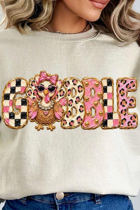 Gobble & Glam Heavy Blend Crew Sweatshirt