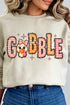 Gobble In Gingham Heavy Blend Crew Sweatshirt