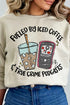Iced Coffee & True Crime Heavy Blend Crew Sweatshirt