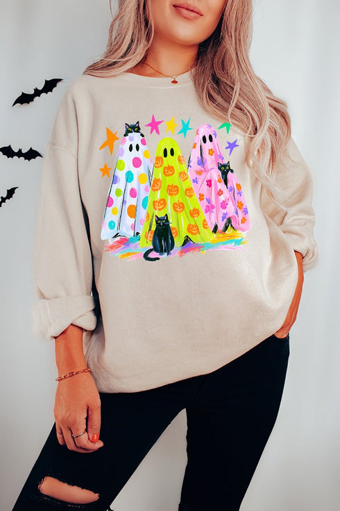 Neon Night Spirits Heavy Blend Crew Sweatshirt