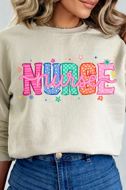 Nurse Energy Heavy Blend Crew Sweatshirt