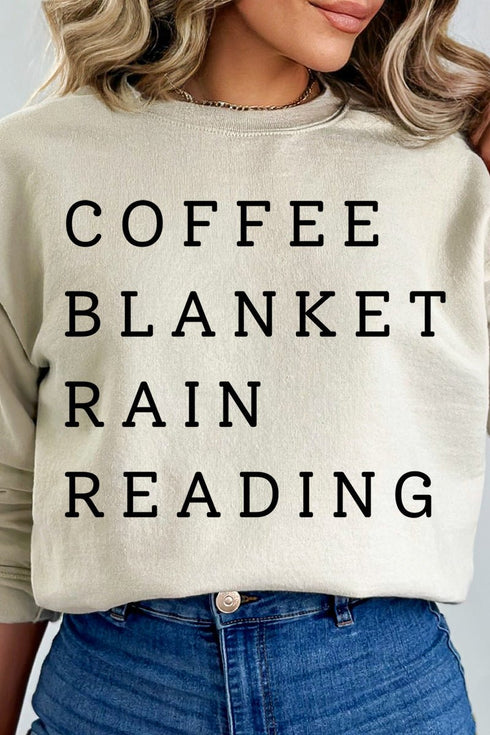 Rainy Day Reading Heavy Blend Crew Sweatshirt