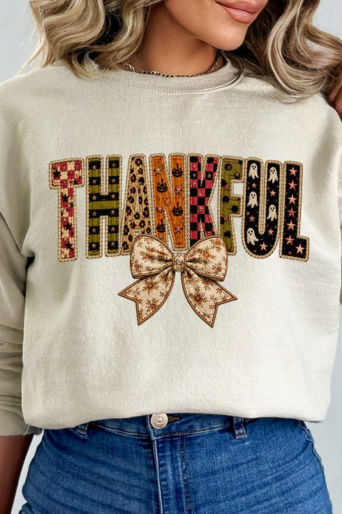Thankful Fall Spirit Heavy Blend Crew Sweatshirt