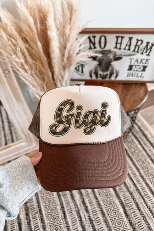 Camo Couture Gigi Otto Foam Front Trucker Hat
