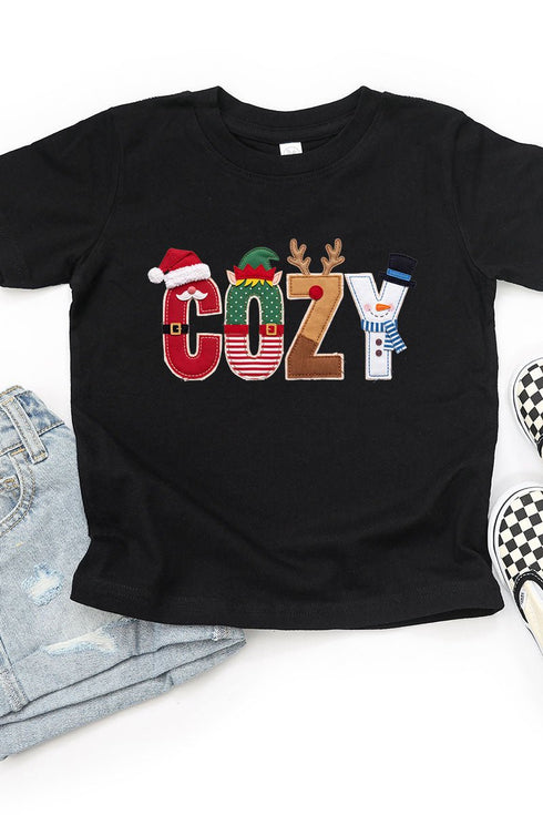 Toddler Christmas Characters Cozy Fine Jersey Tee
