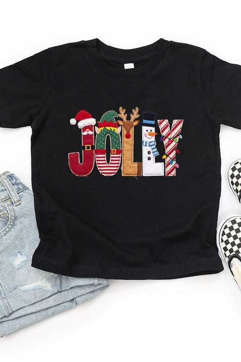 Toddler Christmas Characters Jolly Fine Jersey Tee