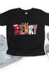 Toddler Christmas Characters Merry Fine Jersey Tee