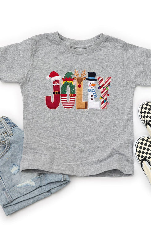 Toddler Christmas Characters Jolly Fine Jersey Tee