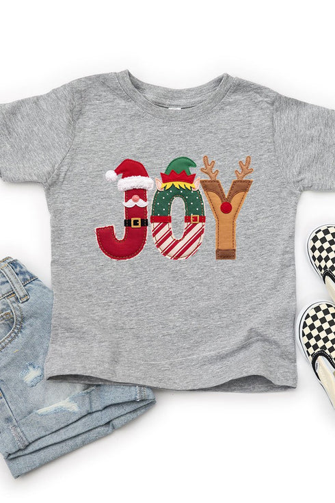 Toddler Christmas Characters Joy Fine Jersey Tee