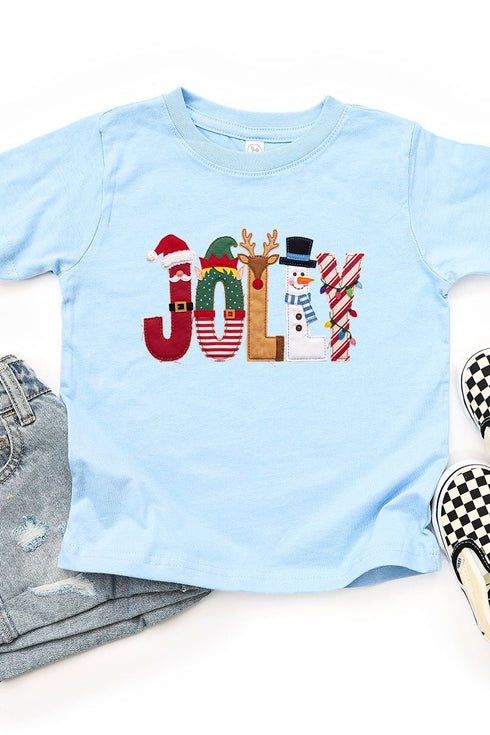 Toddler Christmas Characters Jolly Fine Jersey Tee