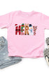 Toddler Christmas Characters Merry Fine Jersey Tee
