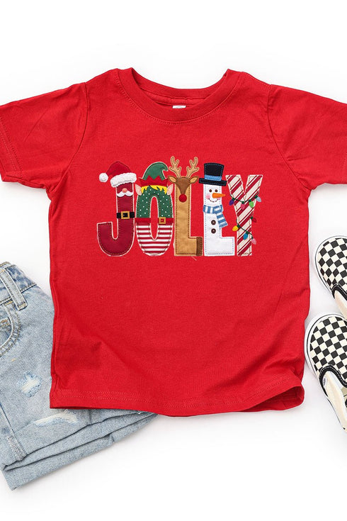Toddler Christmas Characters Jolly Fine Jersey Tee