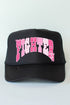 Pink Polka Pop Fighter Otto Foam Front Trucker Hat