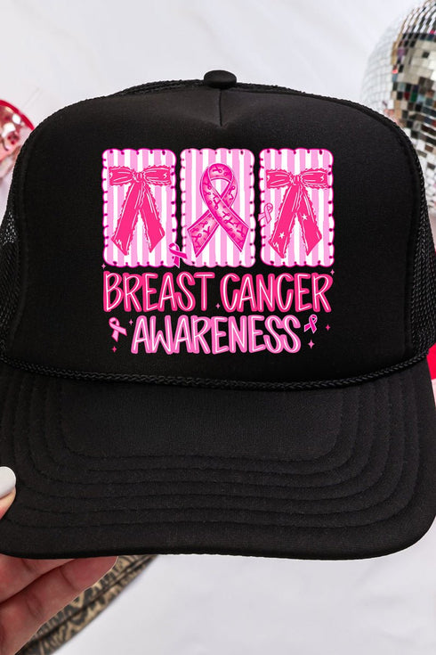 Pretty In Pink Awareness Otto Foam Front Trucker Hat