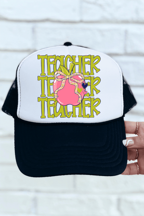 Apple For The Teacher Otto Foam Front Trucker Hat