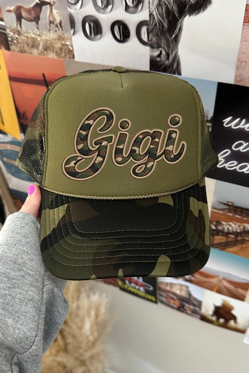 Camo Couture Gigi Otto Foam Front Trucker Hat