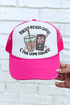 Iced Coffee & True Crime Otto Foam Front Trucker Hat