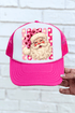 Pink Dot Jolly Santa Otto Foam Front Trucker Hat