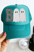Gingham & Lace Boo Otto Foam Front Trucker Hat