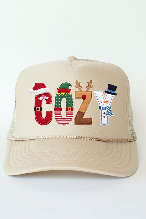 Christmas Characters Cozy Otto Foam Front Trucker Hat