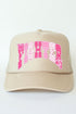 Pink Polka Pop Fighter Otto Foam Front Trucker Hat