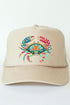 Seaside Sparkle Crab Otto Foam Front Trucker Hat