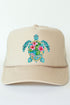 Seaside Sparkle Turtle Otto Foam Front Trucker Hat