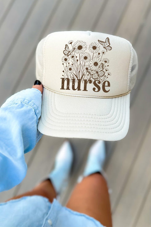 Wildflower Nurse Otto Foam Front Trucker Hat